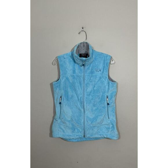 Mountain Hardwear Women's Size Small Blue Fleece Pyxis Vest Sleeveless Zip - Picture 1 of 5